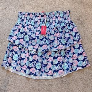 Printed Tiered Skirt